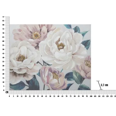 Malowany Obraz na Płótnie SOFT FLOWER 100X3,7X80 cm